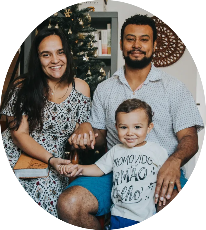 Família Missionária - Rafael, Carolina, Pedro e Lucas